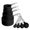 Juego de 4 tazas medidoras, cucharas medidoras, harina líquida para repostería, accesorios de cocina, herramientas para medir té y café.