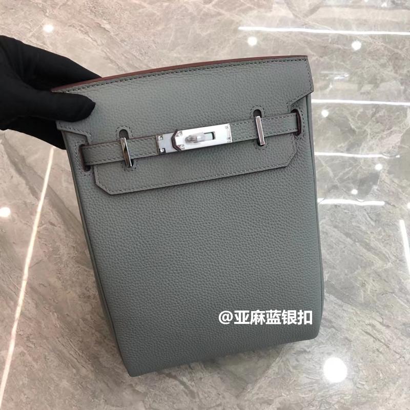 2025 New Kelli Breast Bag Fashionable Mini Simple Lychee Pattern Togo First Layer Cowhide Single Shoulder Women's Leather Bag