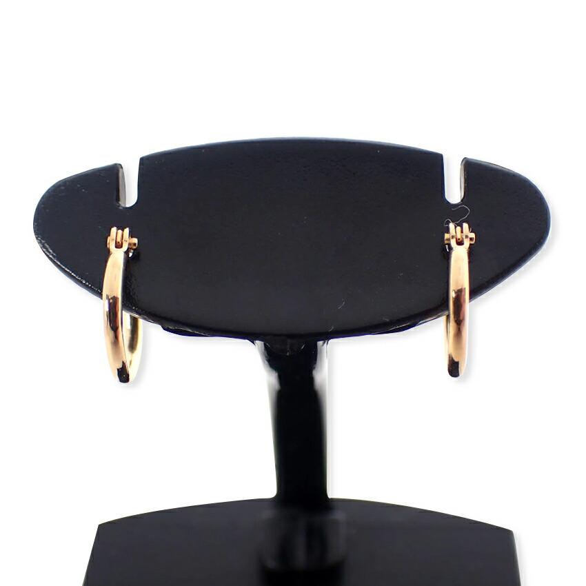 

[Used] K18 hoop earrings/g489-52