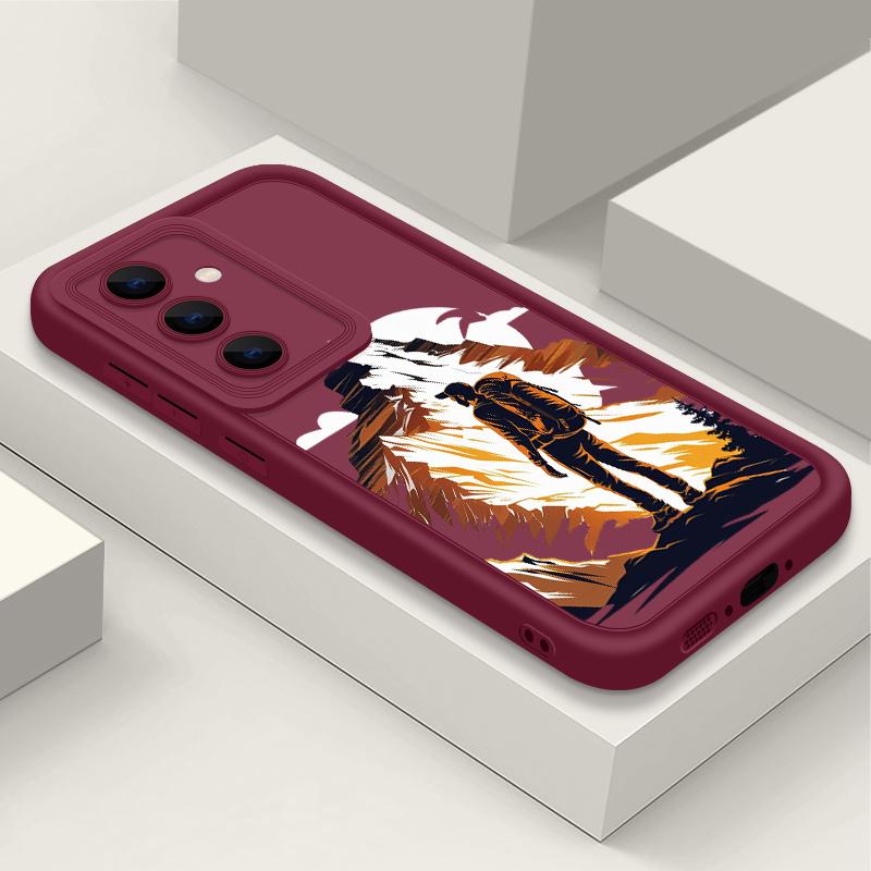 Mountain Road Print Case For Samsung A57 A37 A27 A17 S26 Ultra S25 FE A56 A36 A26 A16 A55 A35 A25 A15 A54 5G S21 S22 S23 S24 Plus Shockproof Cover