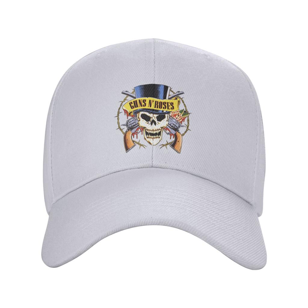 Custom Fashion Guns N Roses  Baseball Cap for Unisex Women Adjustable Adult Bullet Logo Dad Hat Summer