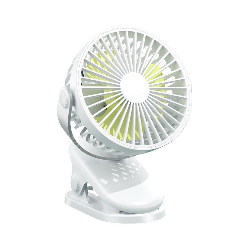 6-Inch USB Rechargeable Silent Clip Fan for Desktop, Outdoor, Stroller, Dorms [164.6x83x195.6mm]