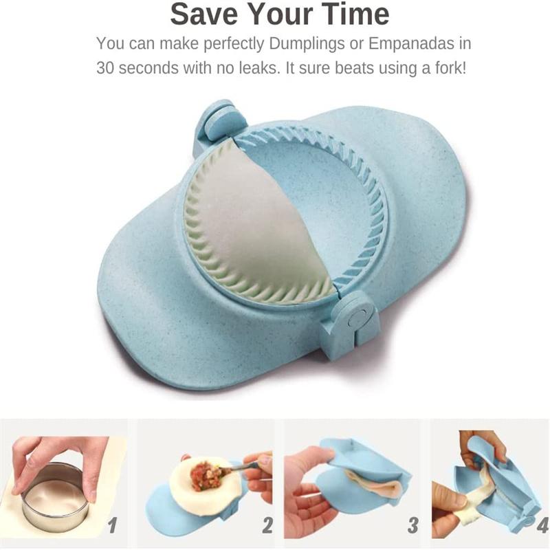 Dumpling Mold Pressing Dumpling Skin Rolling Dough Dumpling Machine Noodle Press Household Manual Baking Pastry Machine Kitchen