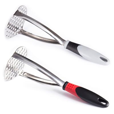 Manual Potato Masher Stainless Steel Potato Smasher Portable Kitchen Tools for Baby Food, Fruits, Bananas, Baking