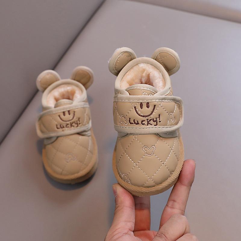 Детская флисовая утолщенная хлопковая обувь зимние сапоги зимняя теплая обувь детская — фото 4