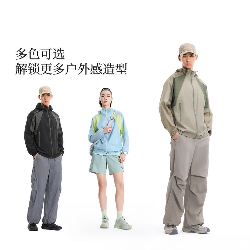 Li Ning Outdoor CF Tracing Ochranný proti slunci Oblečení Kabát Unisex Černá AFDW213-3