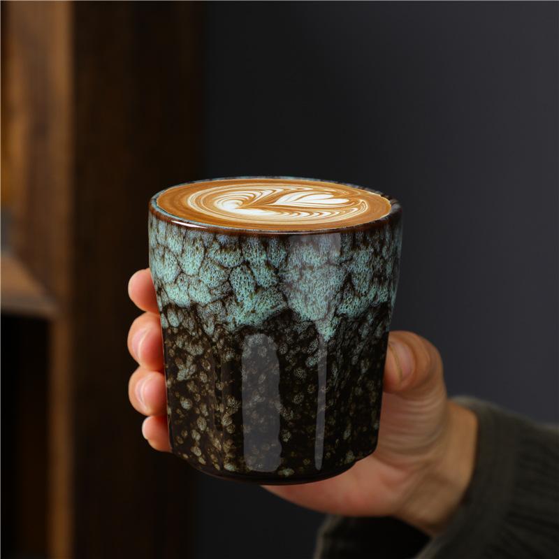 Cup Retro Ceramic Cup Coarse Pottery Tea Bowl Tea Cup Kiln Change Master Cup Kung Fu Tea Set Personal Single Cup Tea Cup