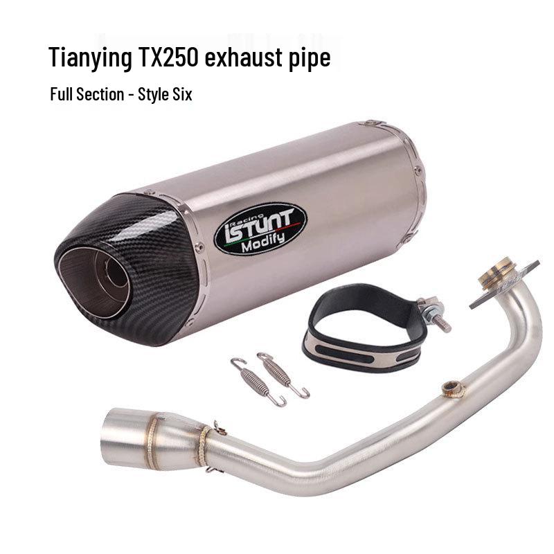 Skyhawk TX250 Exhaust Modification: Front & Full Section Muffler