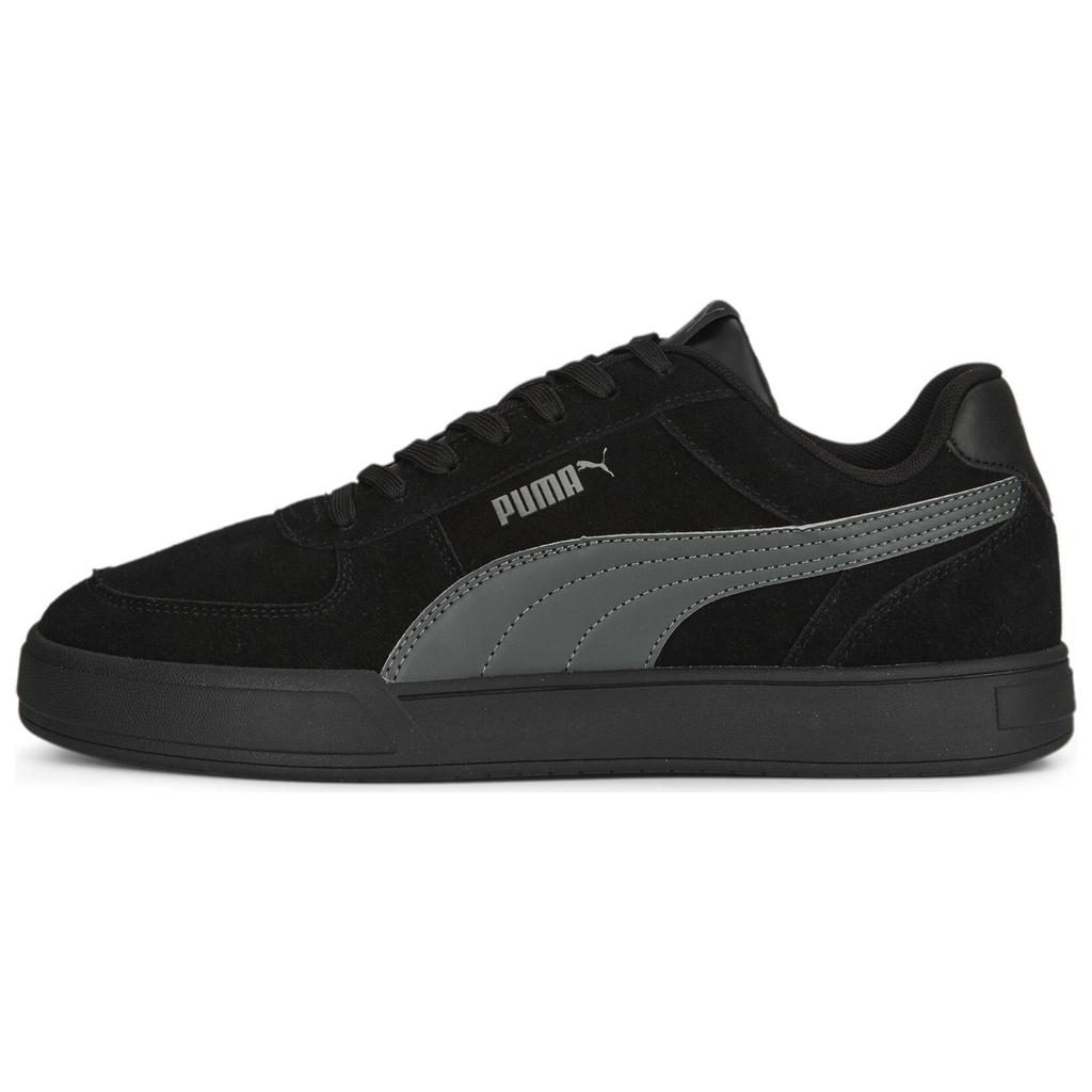 New PUMA Suede Low Top Skateboard Shoes Unisex Black Gray 391939-01