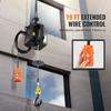 2-in-1 Portable Electric Hoist Power Winch 499 kg Wired Remote Control