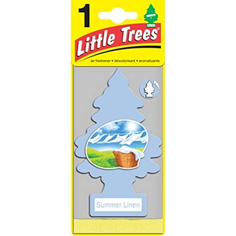 Little Trees Hanging Air Freshener Summer Linen 6 Pieces U6P-60574