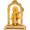 Showpiece / God Idol / God Statue / Radha Krishna Murti Decorative Showpiece - 18 Cm  (Aluminium, Gold)