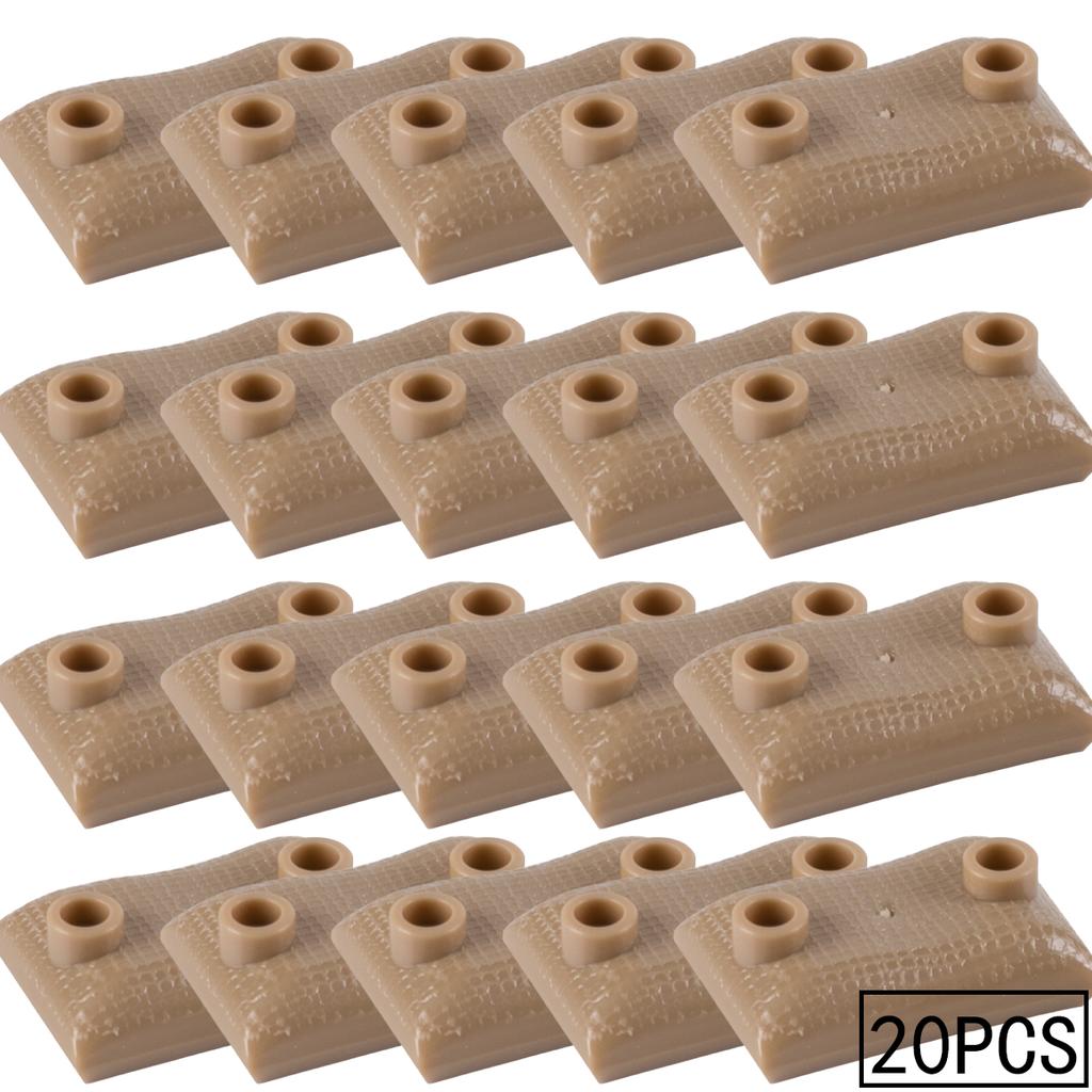 MOC WW2 Military Oil Barrel Weapons Box Building Block Set War Scene Accessories Bullet Motorcycle Sandbag Block Bricks Toys  Playsets