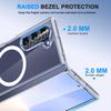Suitable for Samsung Galaxy Z FOLD6 Mobile Phone Case Transparent Magnetic Suction PC Anti Fall Ultra Thin Protective Case