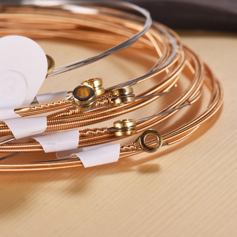 ZIKO DP 012  Light Acoustic Guitar Strings Hexagon Alloy Wire Phosphor Bronze Wound Corrosion Resistant 6 Strings Set