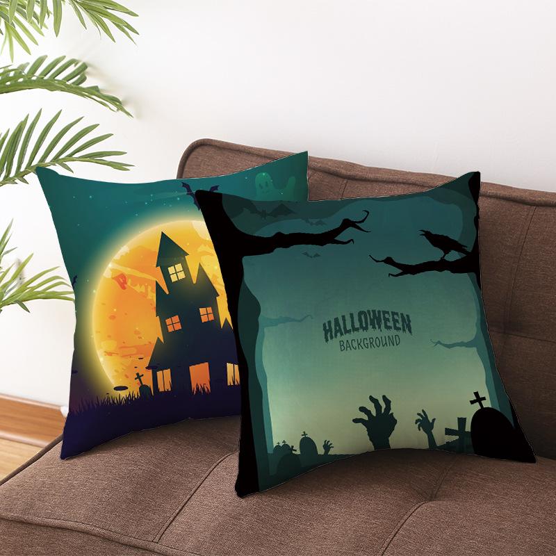 Pillow Covers Halloween Day Home Sofa Cushion Covers Office Supplies