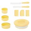 9 Pieces Cake Decorating Set DIY Baking Rotating Stand Non Slip Piping Table Round Silicone Cake Mold for Kitchen Baking