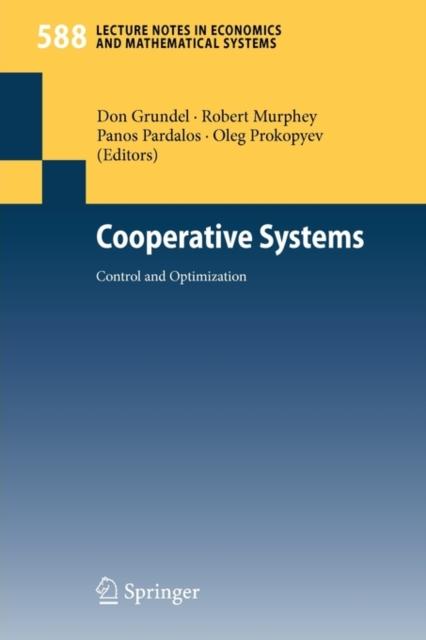 Bok Cooperative Systems : Control and Optimization : 588