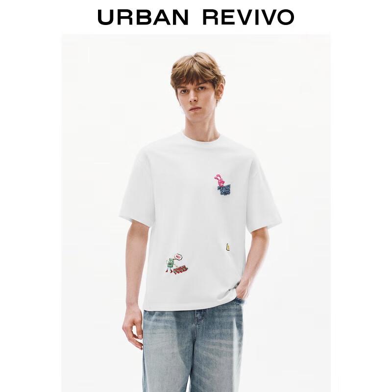 UR Men s Casual Print Crew Neck T-Shirt XS