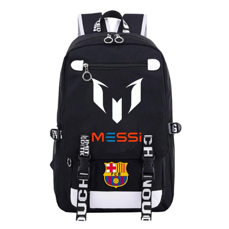 Large Capacity Schoolbag with Shoulder Strap; Student Three-piece Pencil Case Set