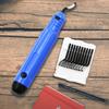1 Set Fixed Handle Plastic Burr Pocket Knife Scraper+10Pc  Blades Trimming Neaten Deburring Head Cutter 3D Tools