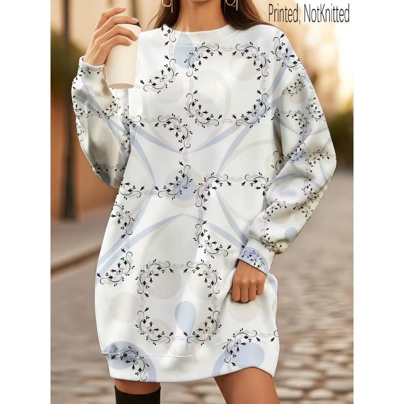Women's casual fashion long sleeve short skirt