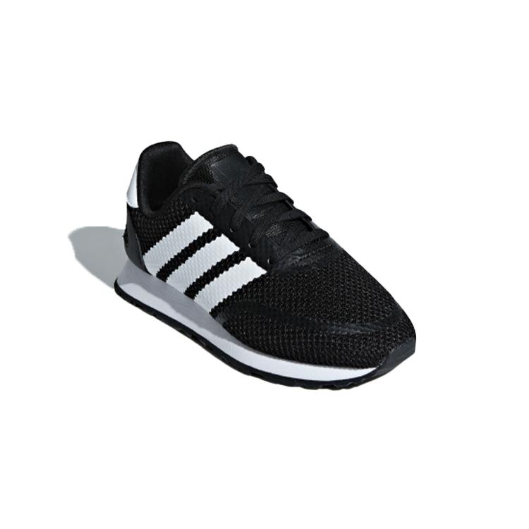 adidas Originals N 5923 Slip Resistant Slip Resistant Low Top Running Shoes Black White Children Aged 3 7 Years Old D96694