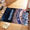 Manchester City Customizable Name Carpet Design for Kitchen Foyer Decorate Room Playrooms Anti-slip Rug Decorate Offices