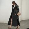 Winter Women Cotton Coat Korean Loose Thicken Warm Lengthen Down Cotton Coat Women Hooded Long Parkas Plus Size Outwear