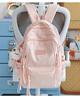 Schoolbag Junior high school student schoolbag Korean version sweet high-value bow student multi-layer burden reduction backpack casual backpack
