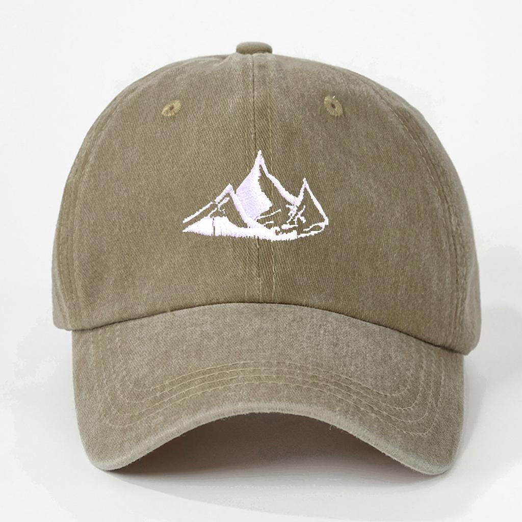 Vintage Mountain Print Baseball Cap, Stylish Simple Pattern Casual Cap, For Men  Women Gender Neutral Casual Outdoor Cap