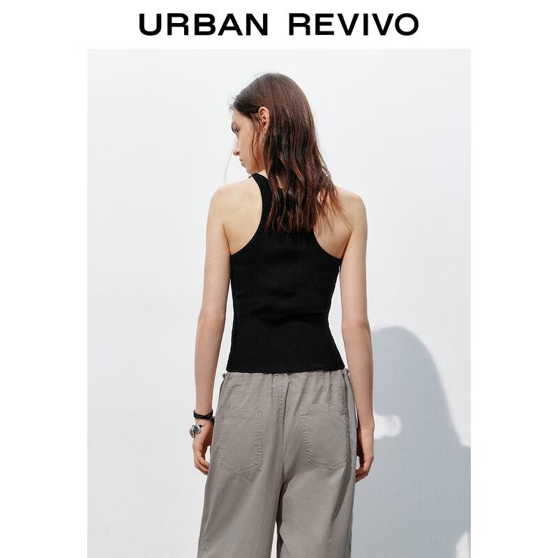 UR 2025 Women's Short Slim Sleeveless Knit Top