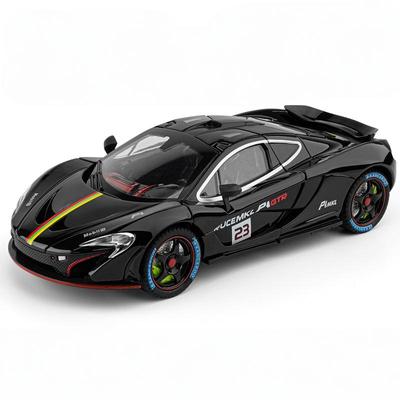 1/24 McLaren P1 GTR Supercar Alloy Diecast Model Car Sound & Light High Simulation Decorative Ornaments Gifts for Boyfriend Boy