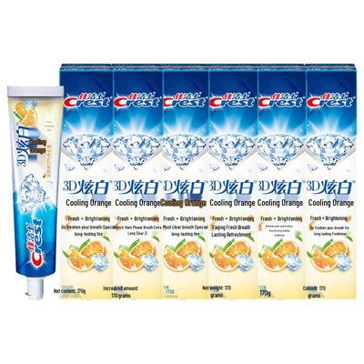Crest 3D White Fresh Mint Orange Toothpaste