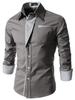 Men's Trendy Striped Long Sleeve Casual Shirt