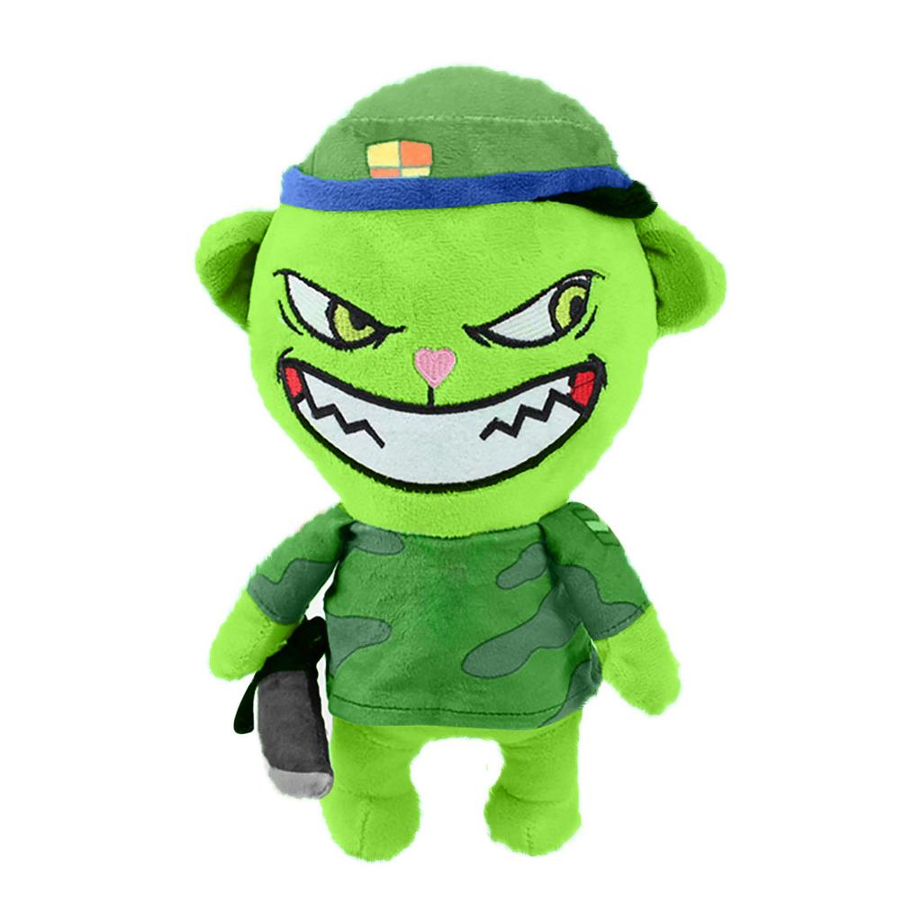 Cute Green Cartoon Character Plush Toy with Red Cherry Hat Soft and Cuddly Stuffed Animal for Kids and Collectors