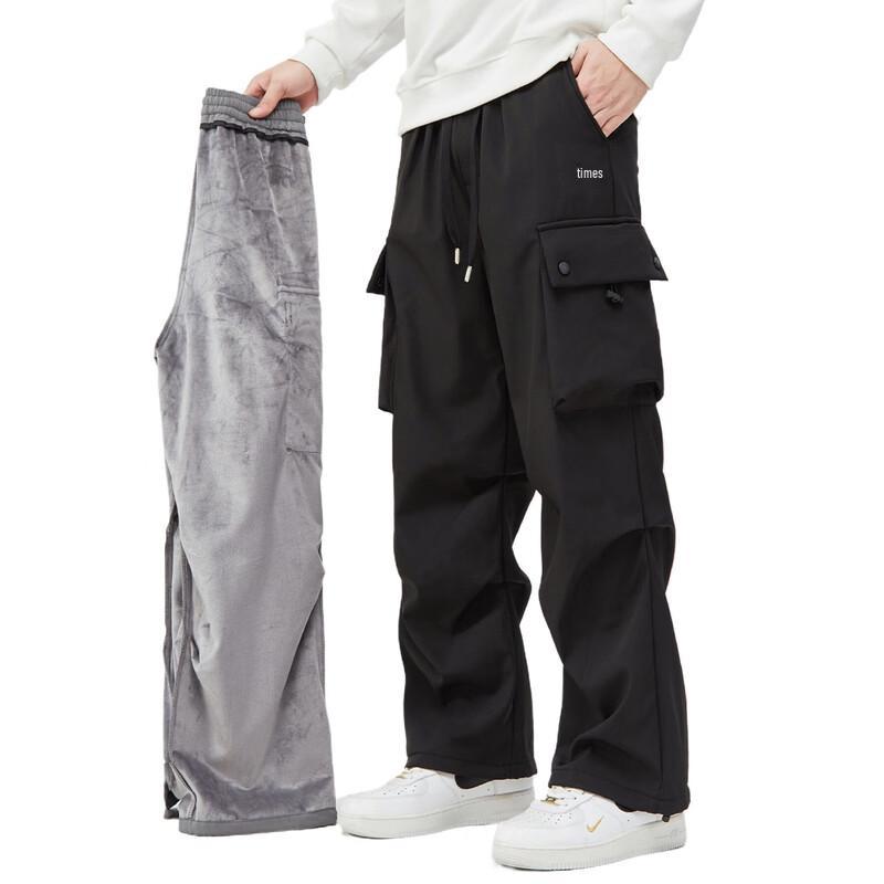 OVERPROTECTIONit Men's Winter Fleece Cargo Pants
