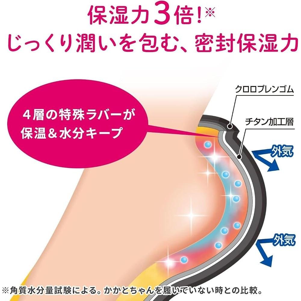 Japanese Product Kobayashi Heel Care Moisturizing Foot Mask M-L Size 1 Pair