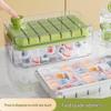 High-Capacity Press-Type Ice Cube Tray - Food Safe Household Ice Maker Mold