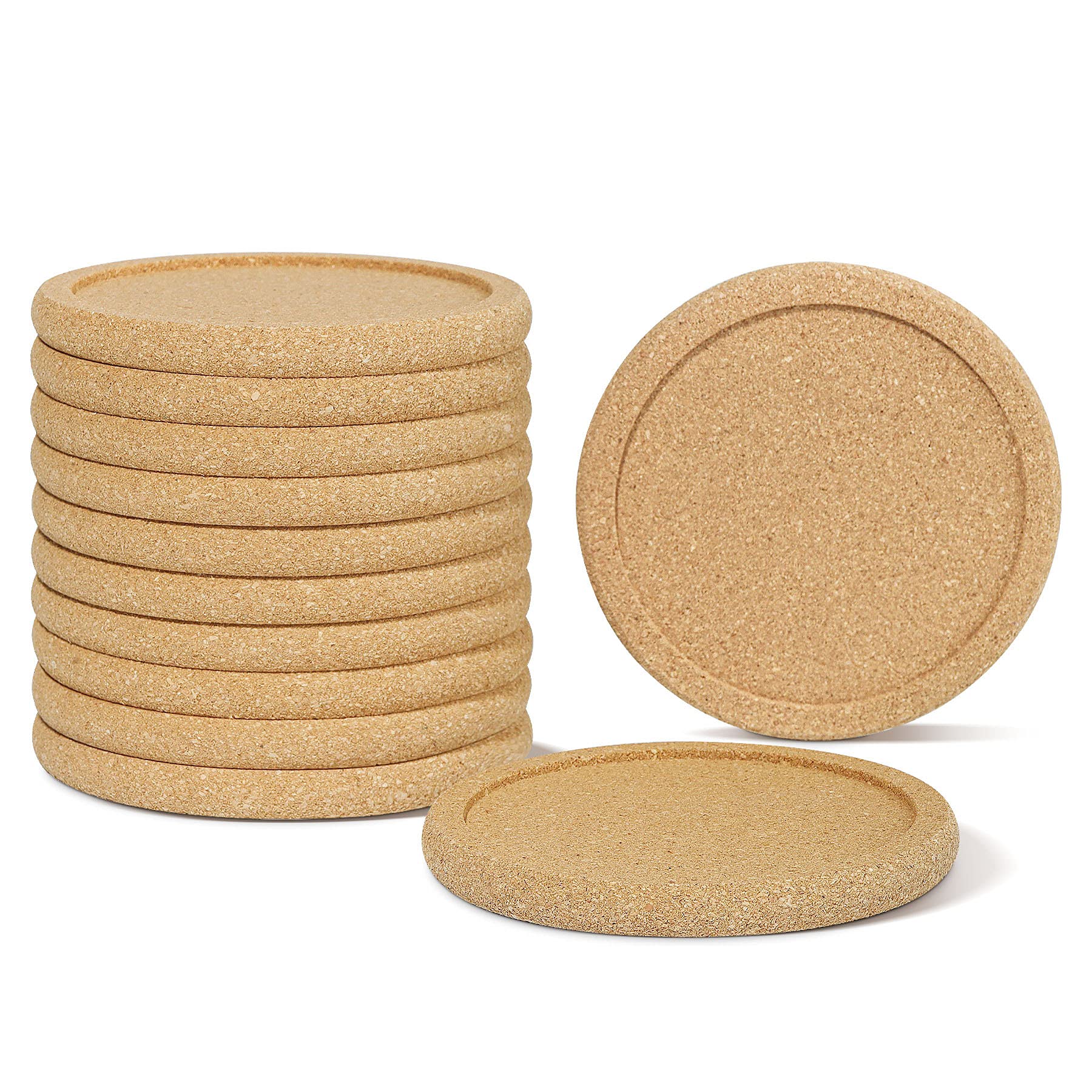 

ComSaf Cork 12 Heat Диаметр Большой Подходит для коммерческих новых подарков Подставки, штук, Устойчивые, Нескользящие, Круглые, 10 см, Вместимость, Использование, Стаканы, Кружки,