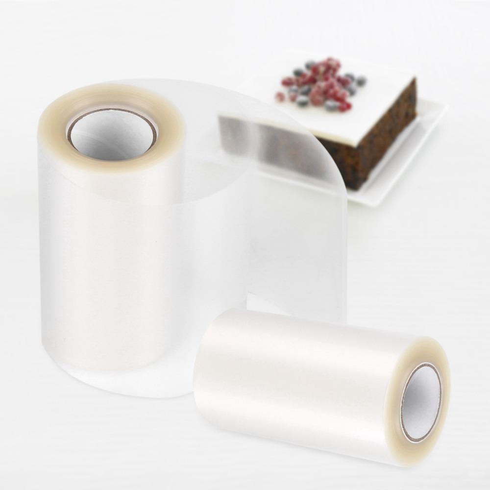 Transparent Clear Cake Collar Tape Food Grade PET Baking Wrapping Tape Dessert Wrapping