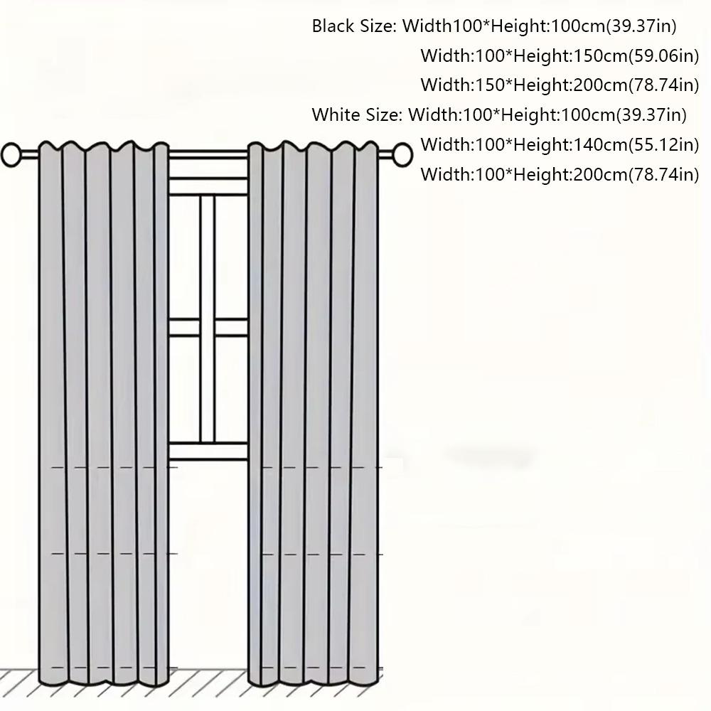 Perdea Transparentă din Dantelă Brodată Florală Poliester Perdea de Ușă Draperii Durabile pentru Fereastră Decor Acasă