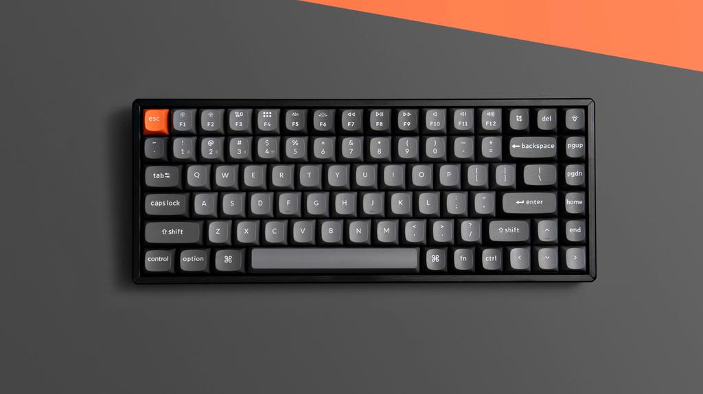 Keychron K2 Max QMK Wireless Mechanical Keyboard Fully Assembled / White Backlight / Keychron Super Banana