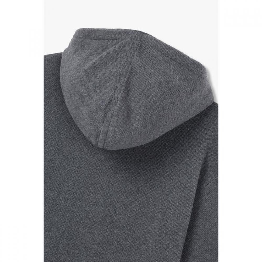 Studio Tomboy Pocket Point Hooded Zip Cardigan  9176351972ct 