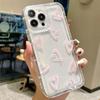 Light Pink Heart Airbag Case for iPhone 11/12/13/14/15/16 & iPhone X