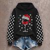 Women's Christmas Print Long Sleeve Top, Casual Comfortable Winter Shirt for Everyday Wear
