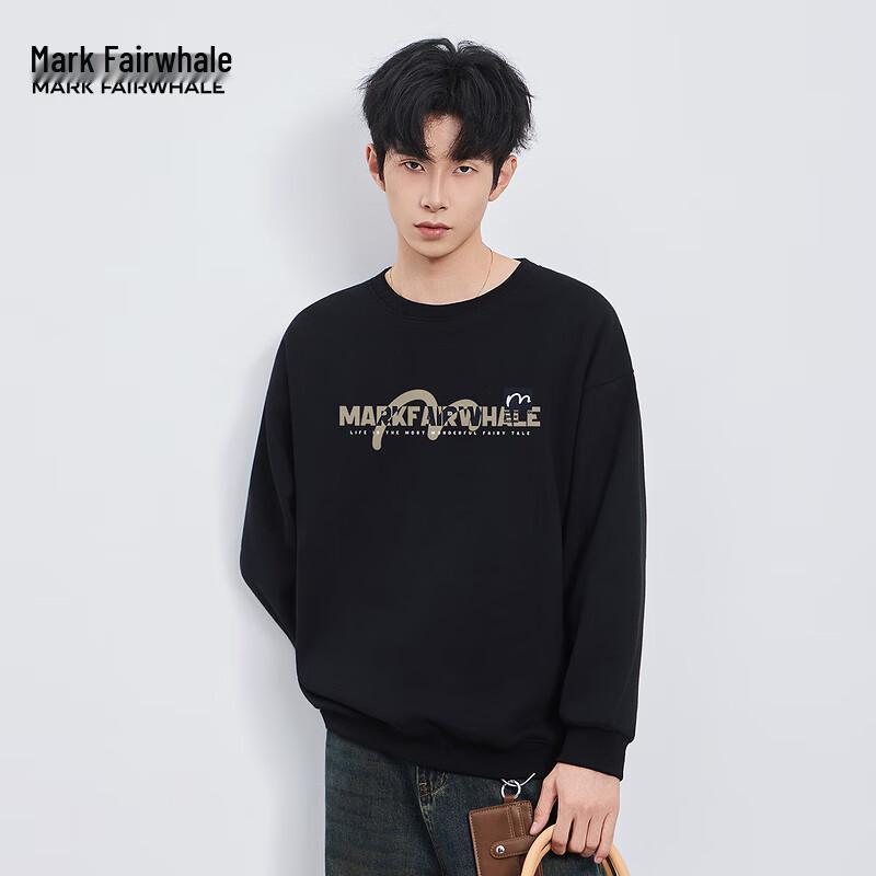 

Mark Fairwhale Men s Loose Fit Round Neck Graphic Sweatshirt 2XL