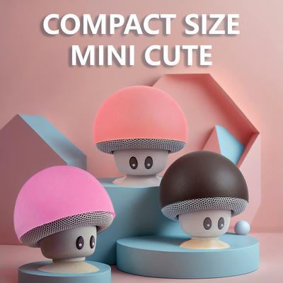 Portable Wireless Speaker Stereo Sound Heavy Bass Suction Cup Design Hands Free Calling Bluetooth Speaker Office Use Gift Party