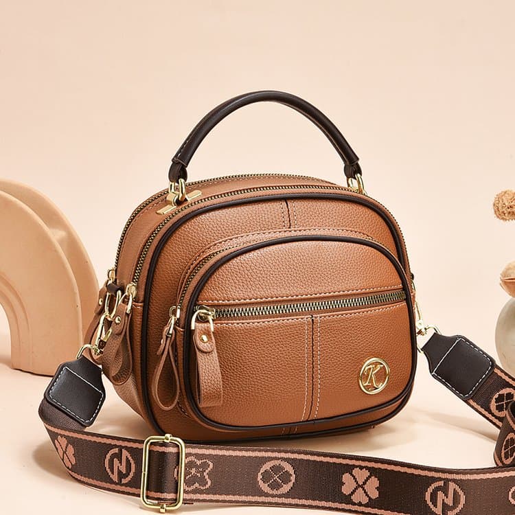 Women's fashion hand-to-hand round bag one-shoulder crossbody bag