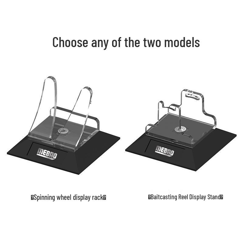 Fishing Reel Display & Storage Stand - Multifunctional Holder for Water Drop and Spinning Reels